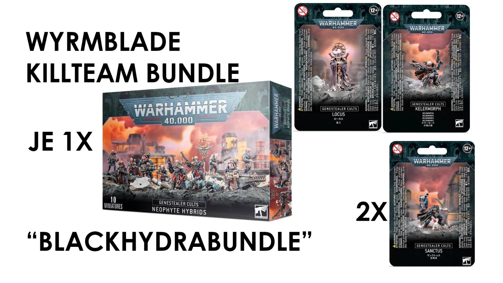 Blackhydra Bundle Wyrmblade Killteam der Genestealer
