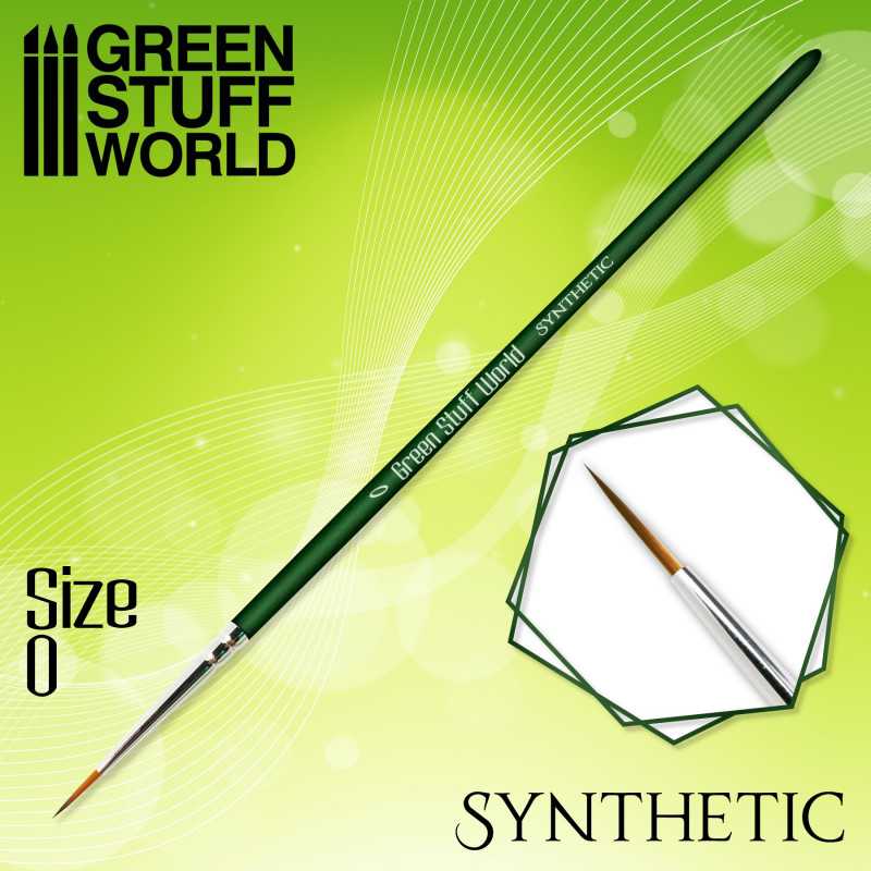 GreenStuffWorld GREEN SERIES Synthetische Pinsel rund