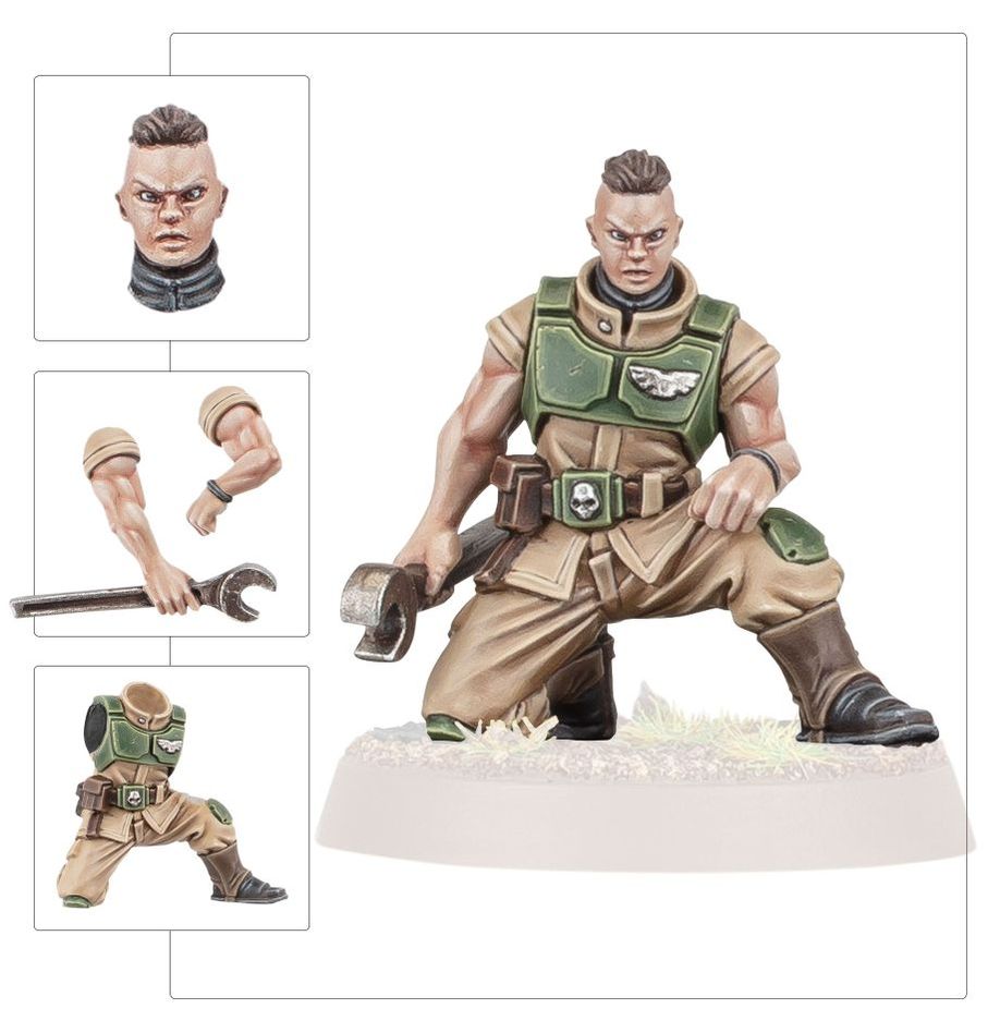 Warhammer 40K Upgrade-Kit der Cadianer