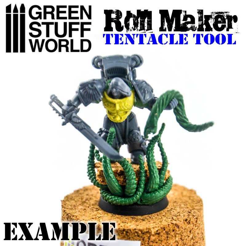 GreenStuffWorld Roll Maker Set XL zur Herstellung von Tentakeln, Rohren uvm.