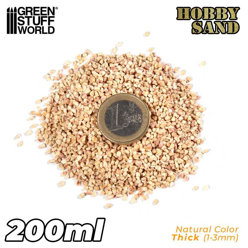GreenStuffWorld Grober Modellbausand - Natürliche Farbe 200ml