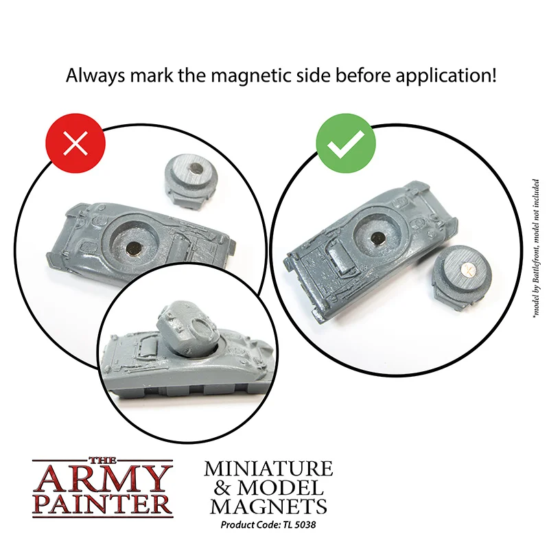 The Army Painter - Modellbaumagnete Miniature and Model Magnets (100x)