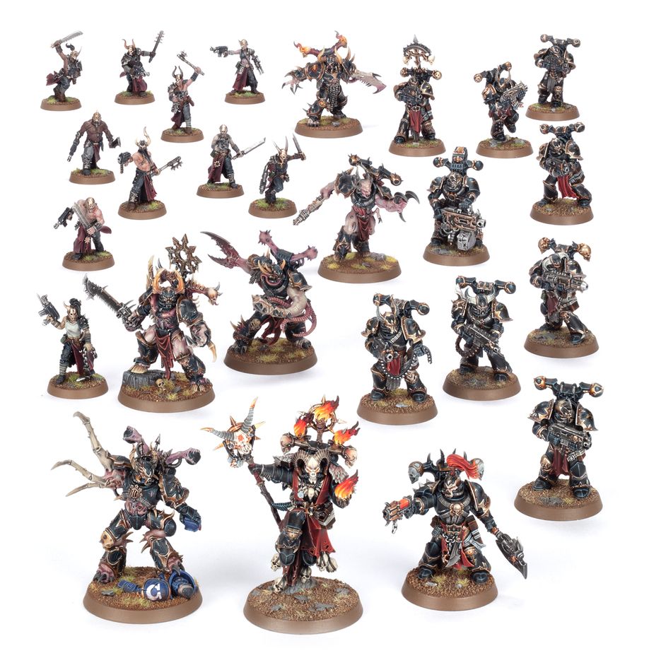 Warhammer 40K Combat Patrol der Chaos Space Marines