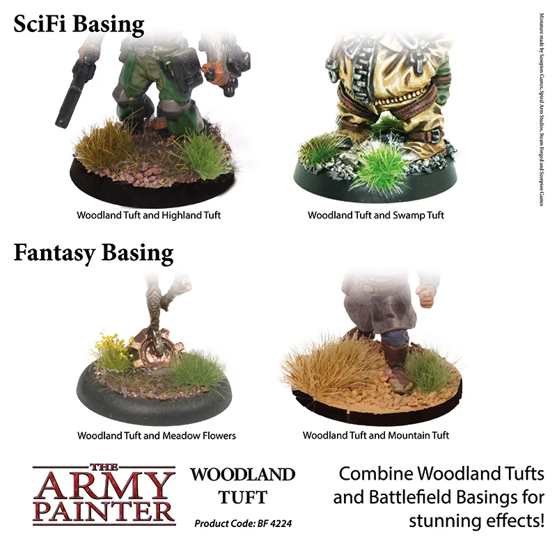 The Army Painter - Woodland Tuft Tufts für Basing BF4224