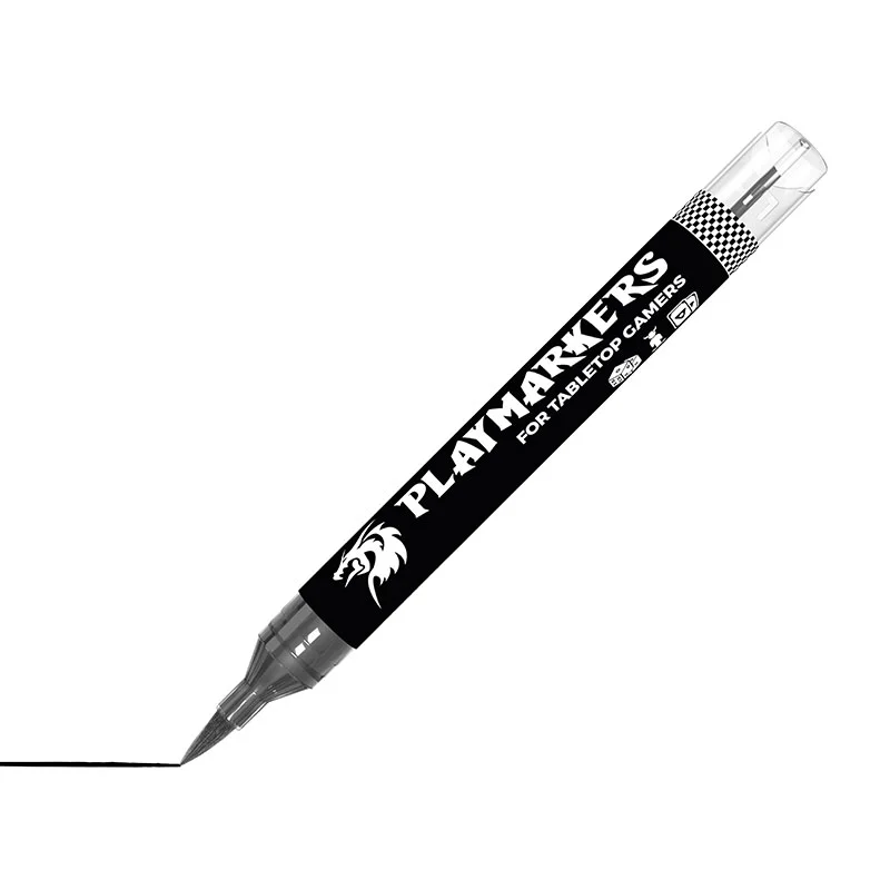 AK Interactive - PLAYMARKER - Black Acrylstift für Miniatur und Modellbaumalerei