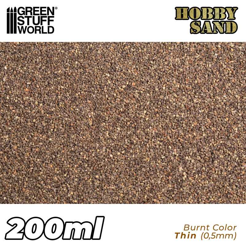 GreenStuffWorld Feiner Modellbausand - Burnt Bown 200ml