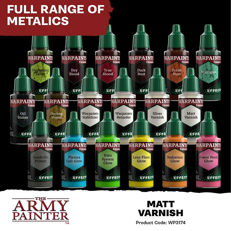The Army Painter - Warpaints Fanatic Effects: Matt Varnish (18ml)