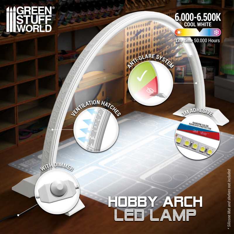 GreenstuffWorld LED Bogenlampen weiß