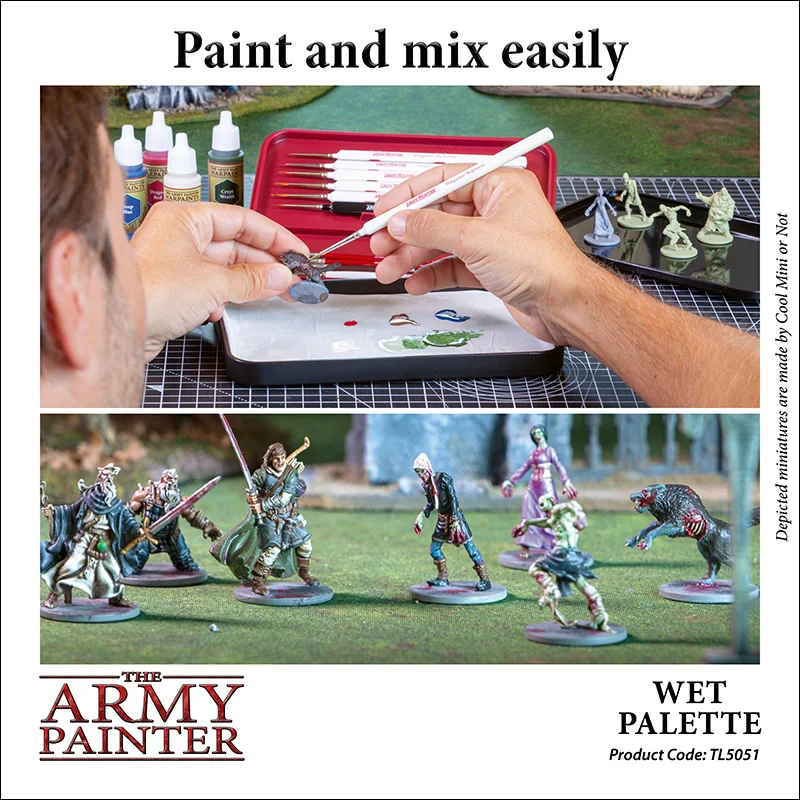 The Army Painter - Wetpalette für Modellbau und Miniaturenmalerei mit Acryfarben