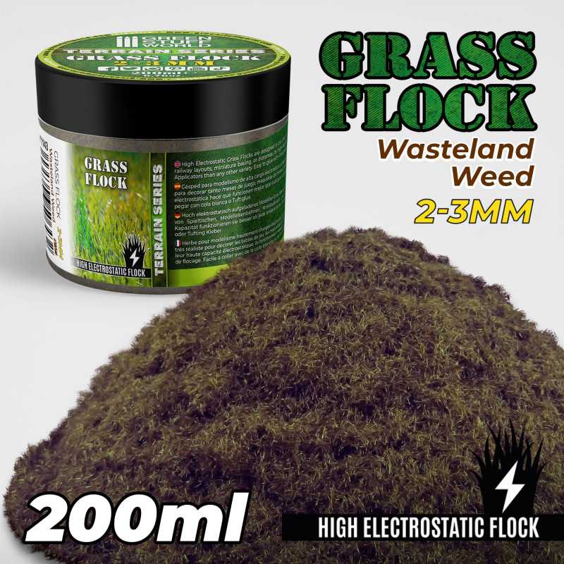 GreenStuffWorld Grasfasern 2-3mm - WASTELAND WEED 200 ml
