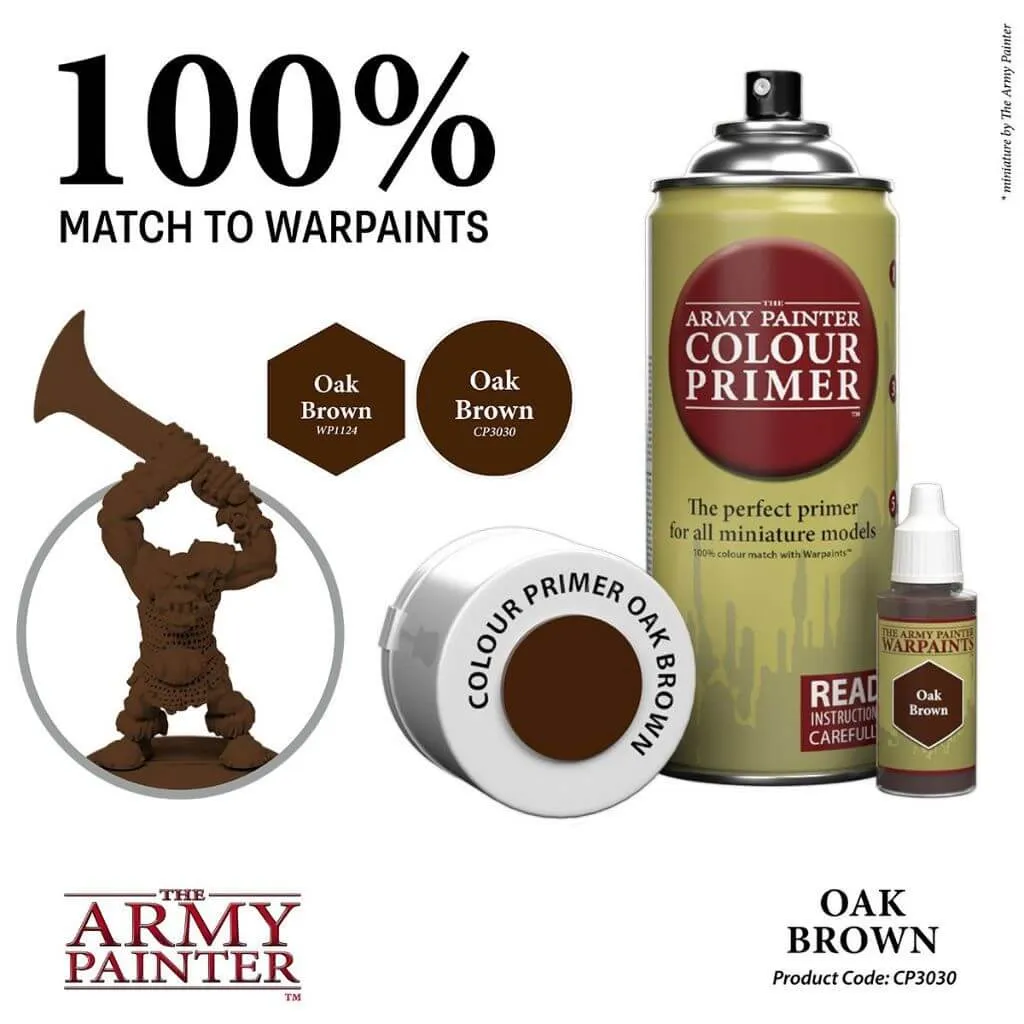 The Army Painter Colour Primer - Oak Brown Grundierung