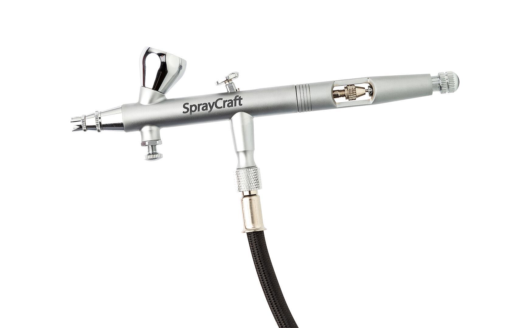 FALLER Dual-Action Airbrush-Pistole SP45K Set mit 3 Düsen und 3 Bechern