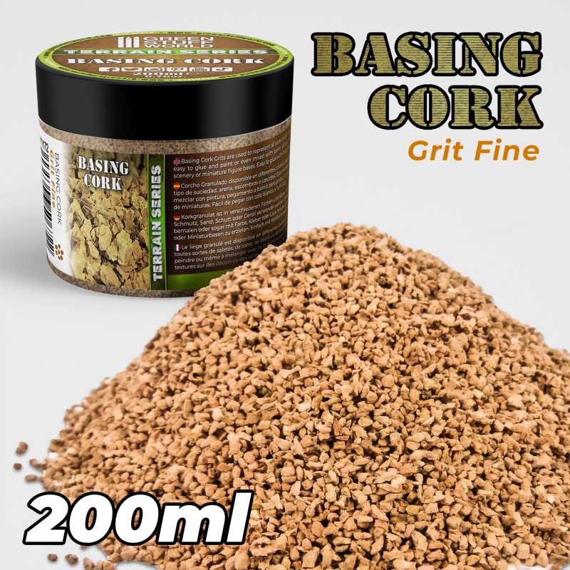 GreenStuffWorld Natur-Korkschrot dünne Körnung 0'5 - 2 mm - 200ml