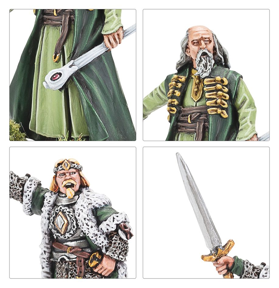 Middle-earth™ König Arvedui & Malbeth der Seher Herr der Ringe Tabletop