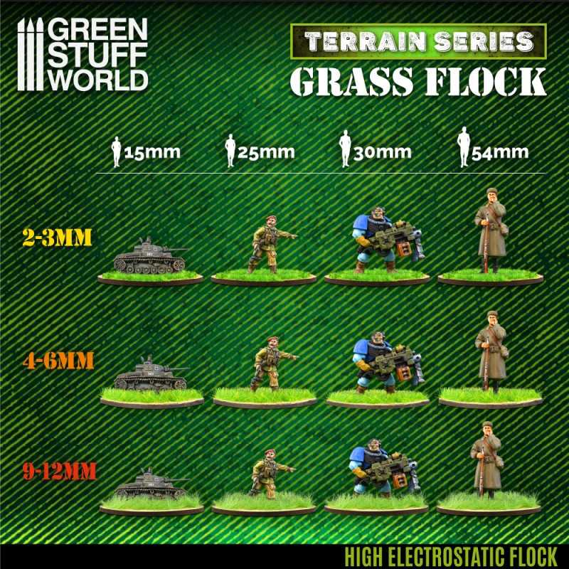 GreenStuffWorld Grasfasern 2-3mm - Brown Moor Grass 200 ml