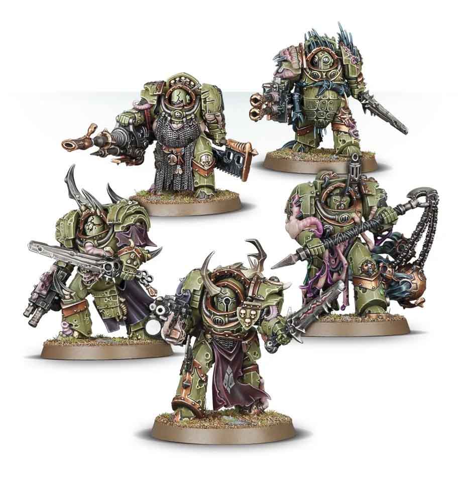 Warhammer 40K Blightlord Terminators der Deathguard