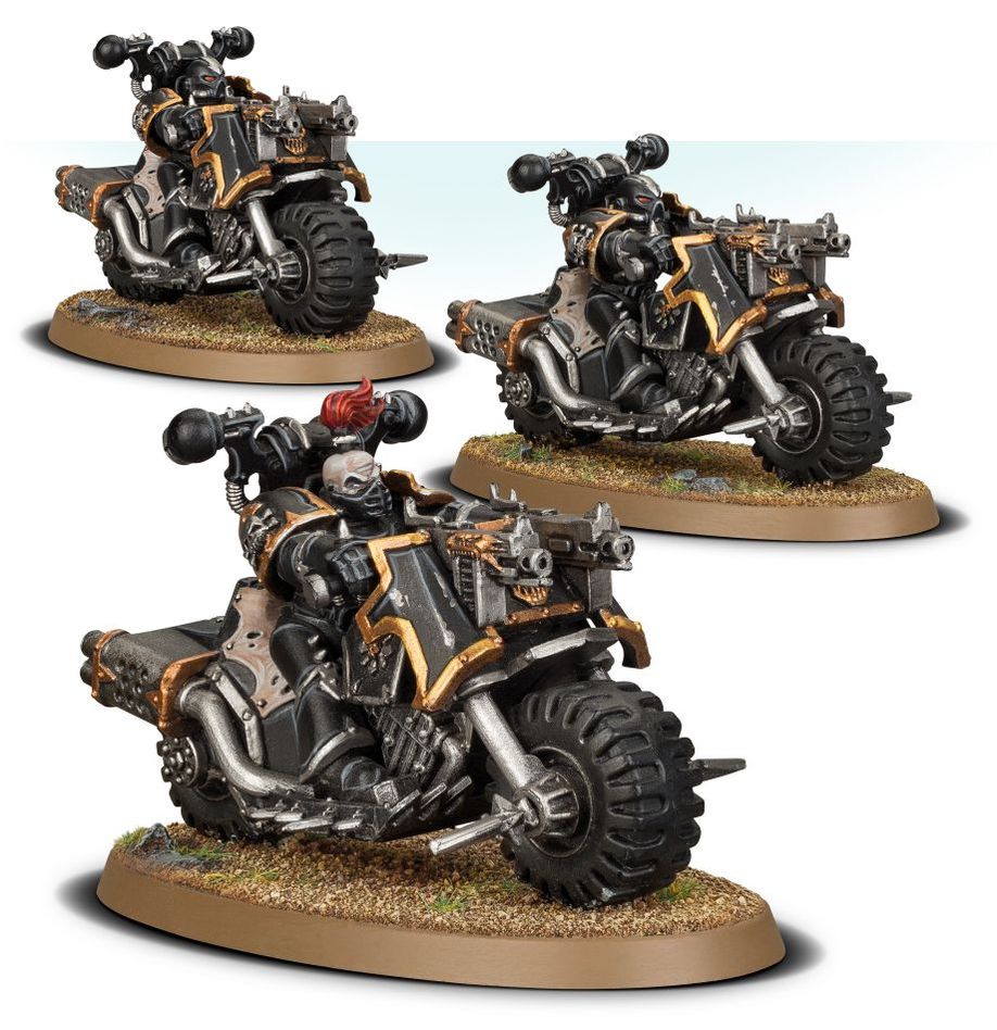 Warhammer 40K Chaos Biker der Chaos Space Marines