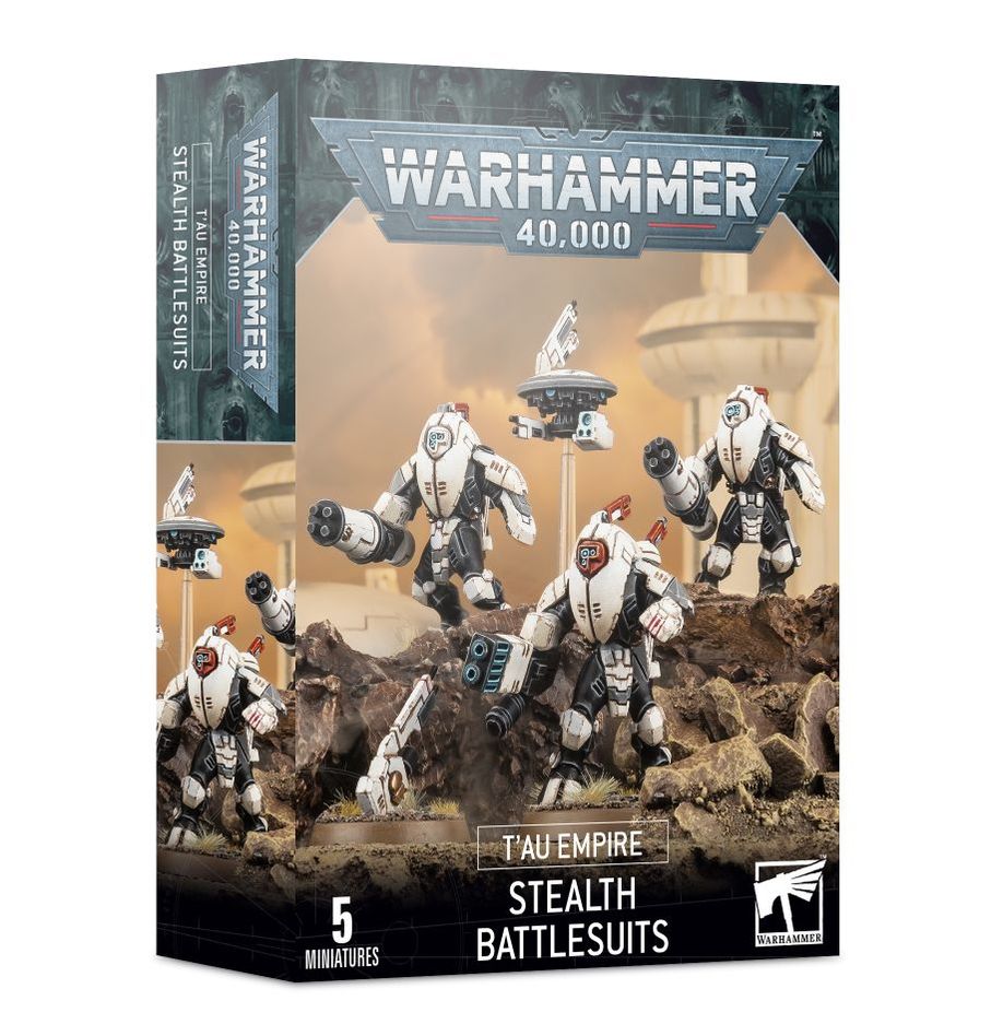 Warhammer 40K XV25 Geist-Kampfanzüge des Sternenreich der T'au
