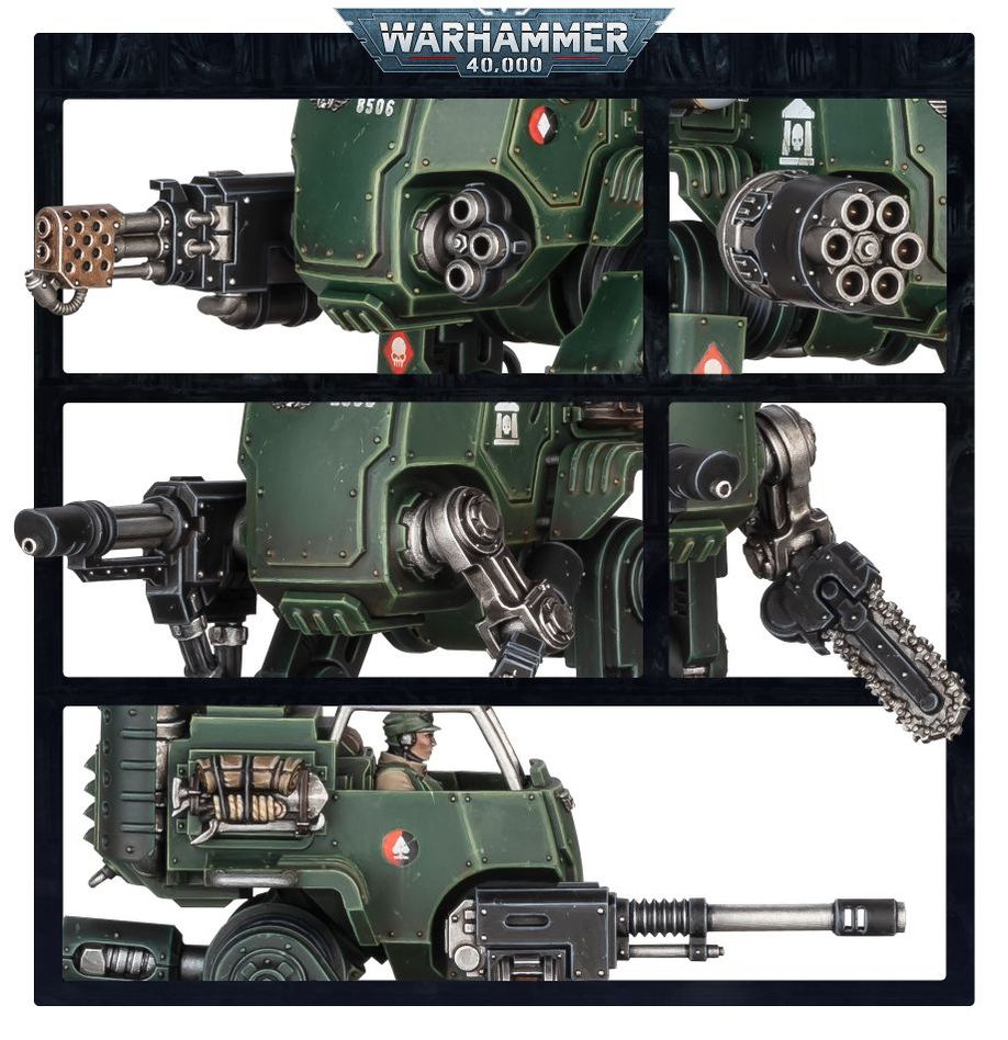 Warhammer 40K Wächtersturm-Läufer Wächter-Spähläufer Sentinel der imperialen Armee