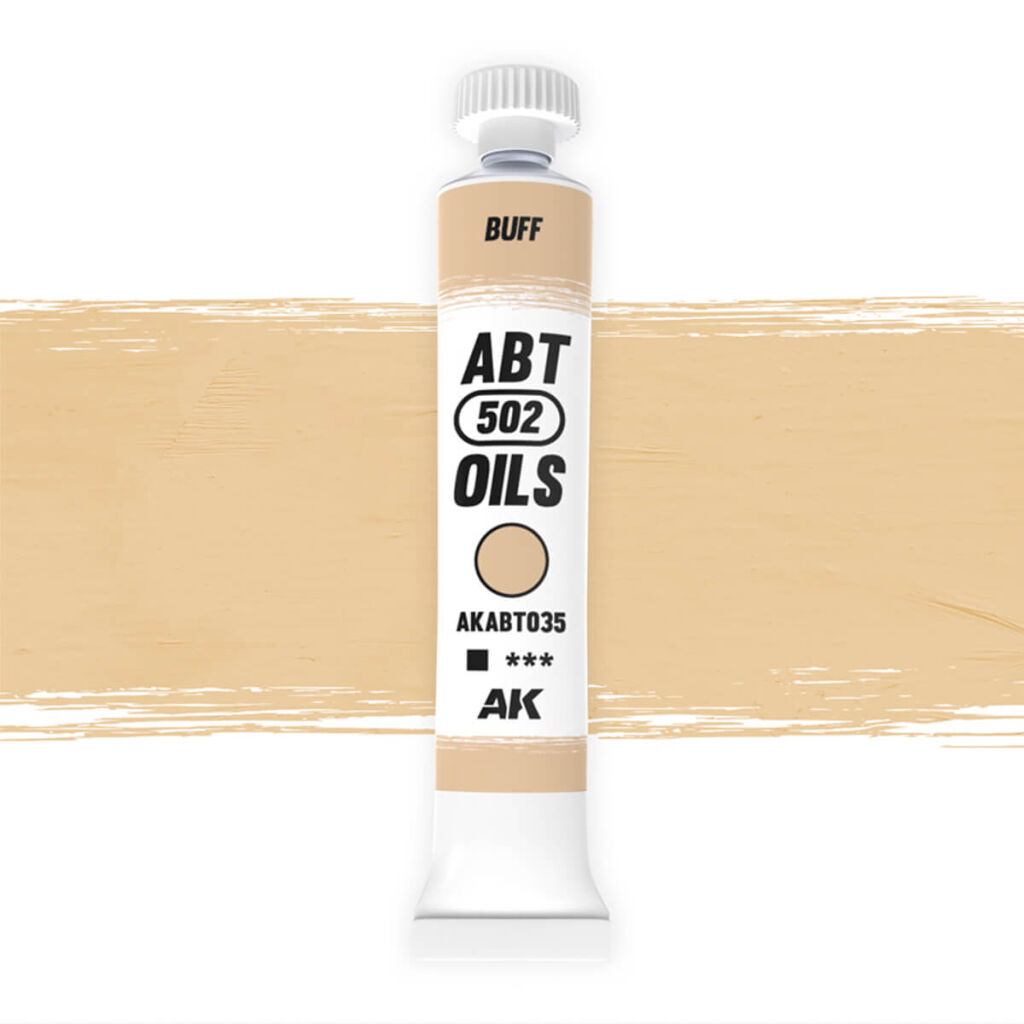 AK Interactive - ABT 502 Ölfarbe Buff Staub Sandfarben AKABT035