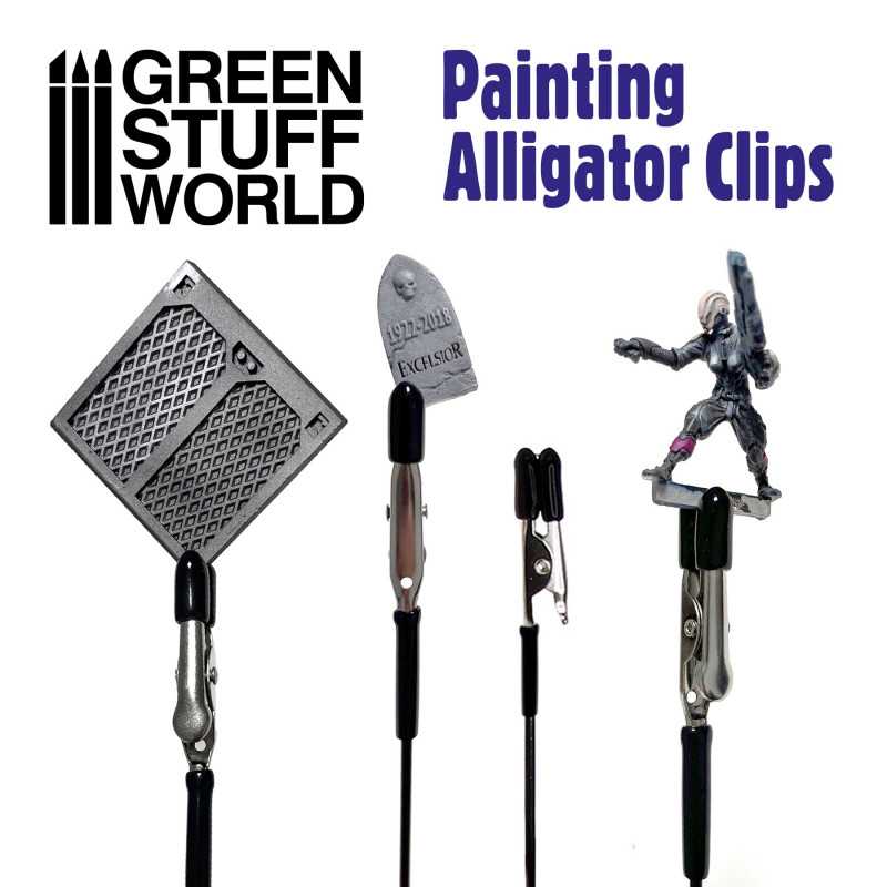 GreenStuffWorld Airbrush Krokoldilklemmen Halterung