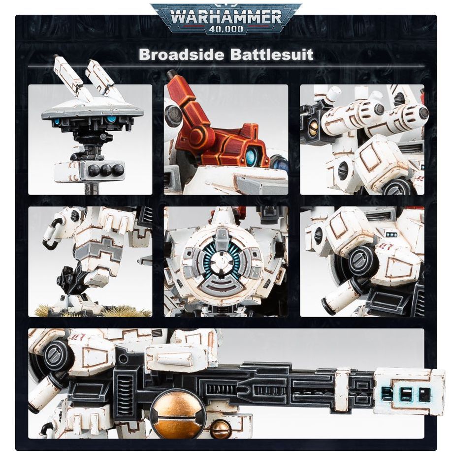 Warhammer 40K XV88 Broadside Battlesuit des Sternenreich der T'au