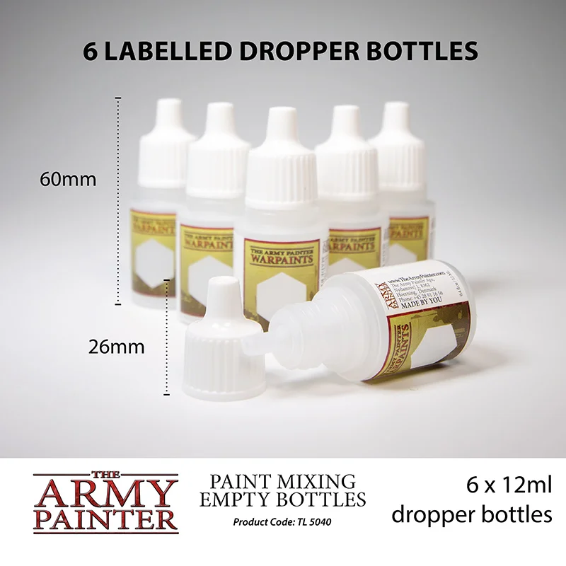 The Army Painter - Dropperbottles leer 6 Stück