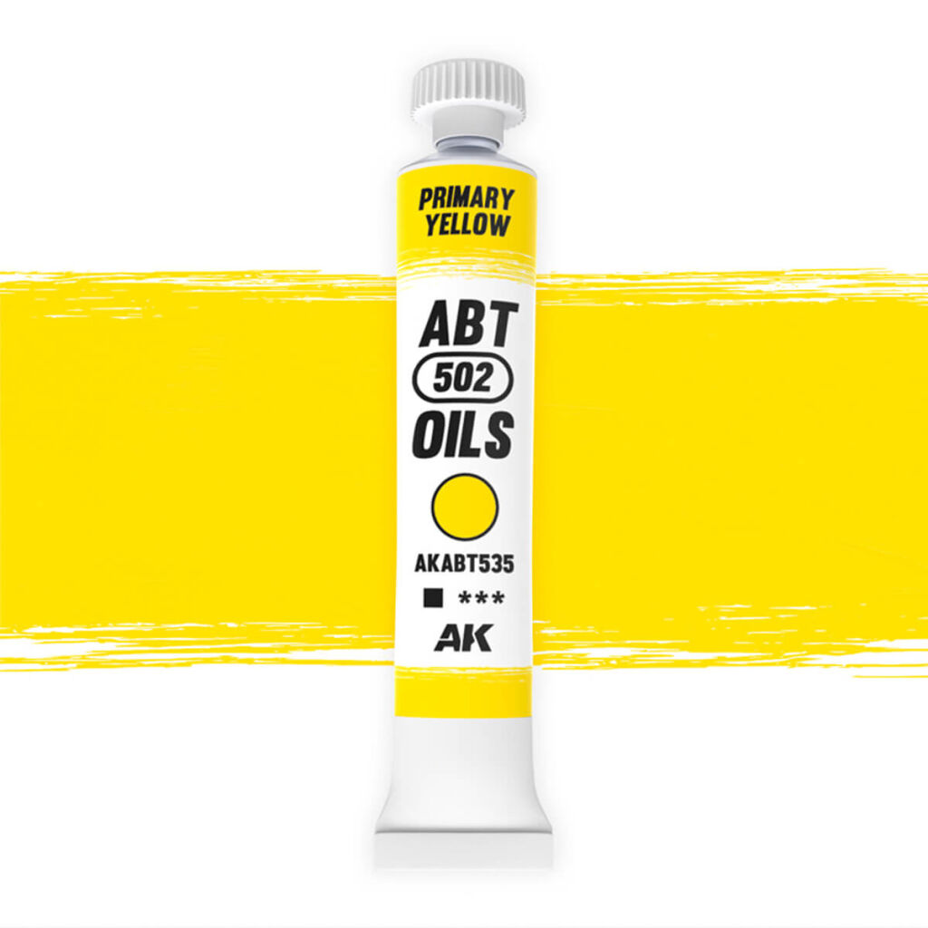 AK Interactive - ABT 502 Ölfarbe Primary Yellow Primär Gelb AKABT535