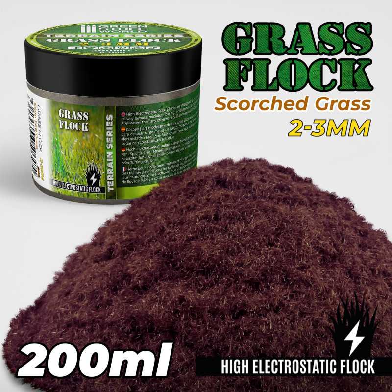 GreenStuffWorld Grasfasern 2-3mm - SCORCHED BROWN 200 ml