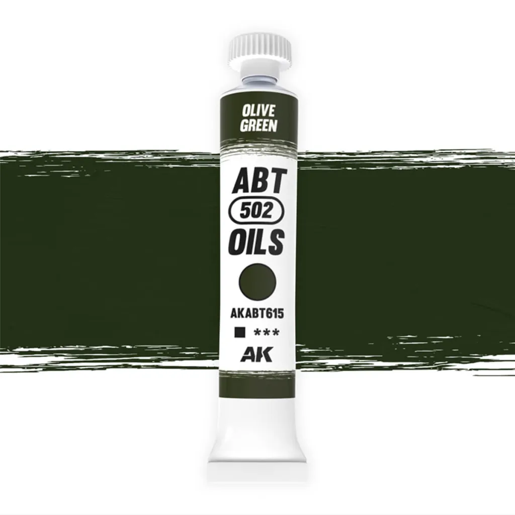 AK Interactive - ABT 502 Ölfarbe Olive Green Oliv Grün AKABT615