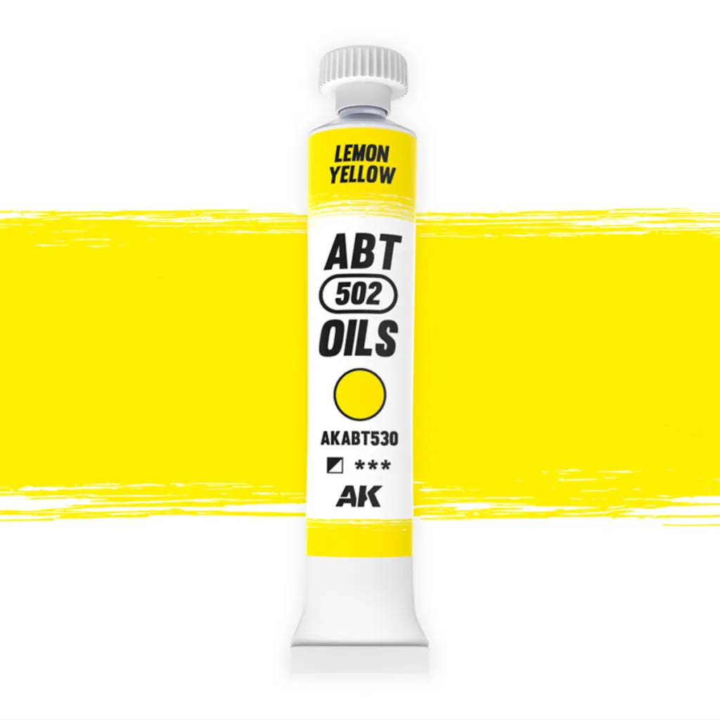AK Interactive - ABT 502 Ölfarbe Lemon Yellow Zitronen Gelb AKABT530