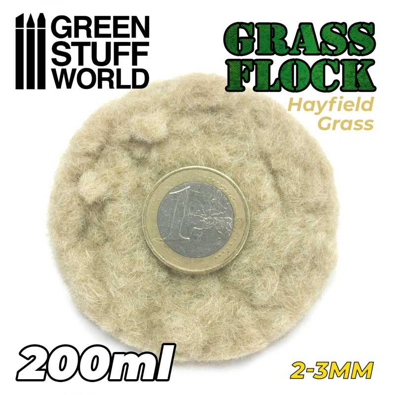 GreenStuffWorld Grasfasern 2-3mm - HAYFIELD GRASS 200 ml