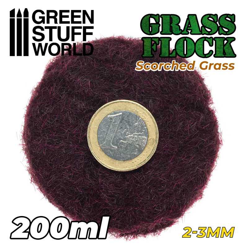 GreenStuffWorld Grasfasern 2-3mm - SCORCHED BROWN 200 ml