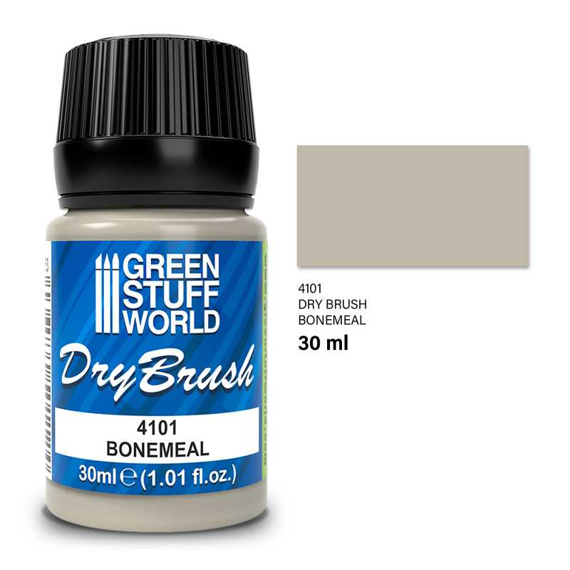 GreenStuffWorld Drybrush/Trockenbürstfarbe BONEMEAL 30 ml