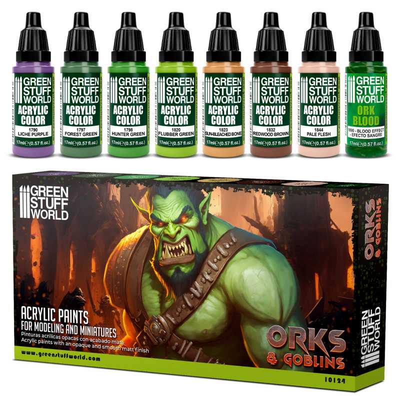 GreenStuffWorld Farbset - Orks und Goblins