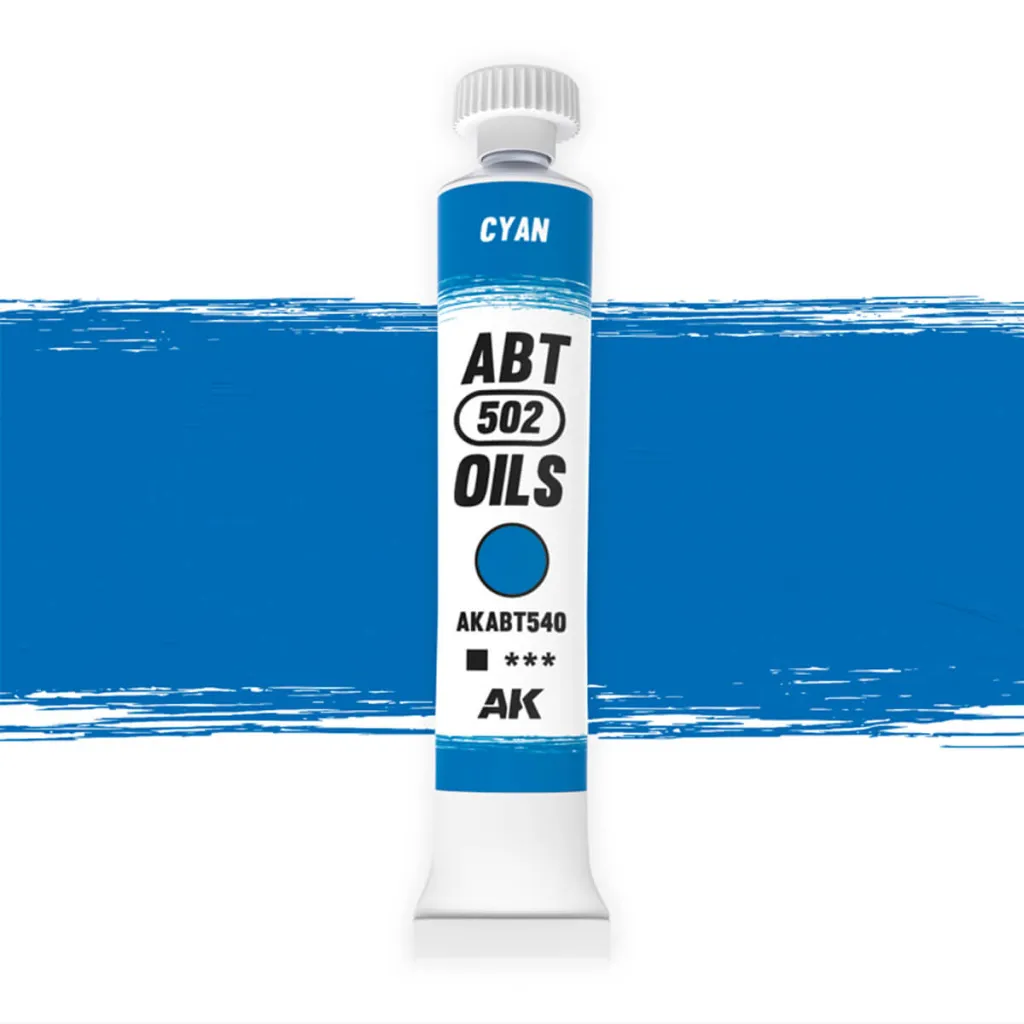 AK Interactive - ABT 502 Ölfarbe Cyan AKABT540
