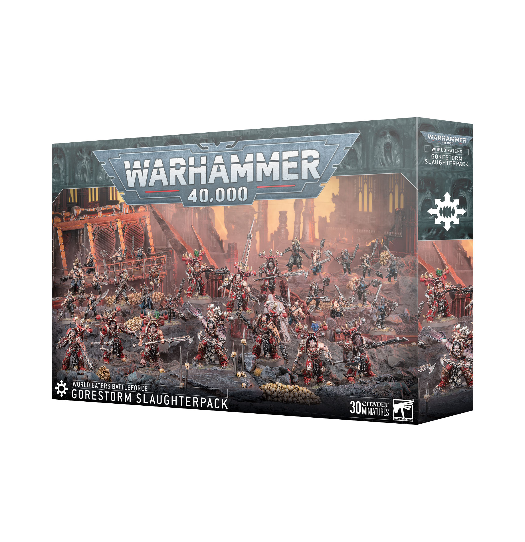 Warhammer 40K Gorestorm Slaughterpack - Blutsturm Mordrudel der World Eater