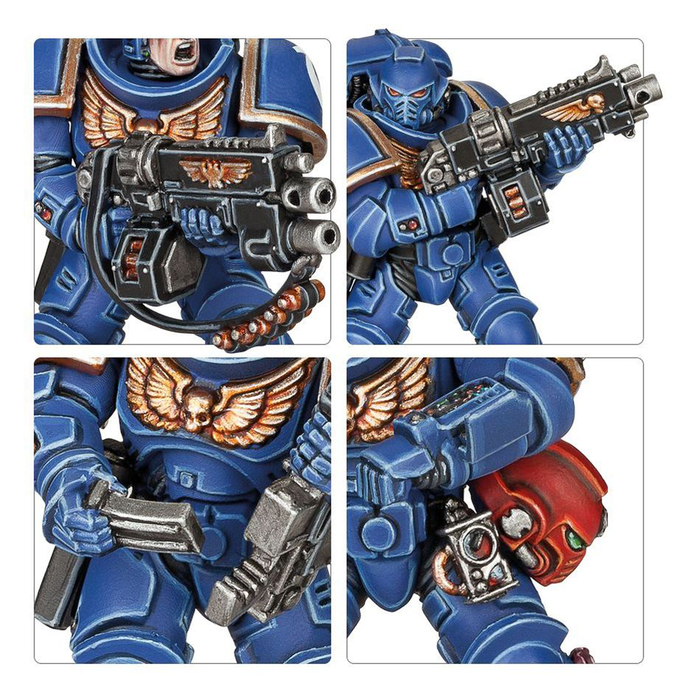 Warhammer 40K Intercessortrupp der Spacemarines