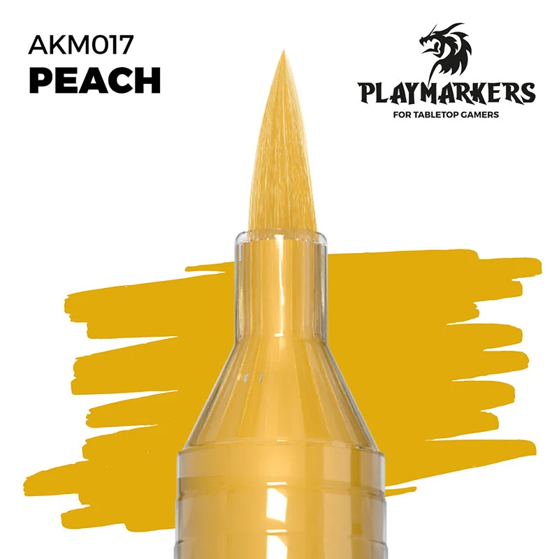 AK Interactive - PLAYMARKER - Peach Acrylstift für Miniatur und Modellbaumalerei