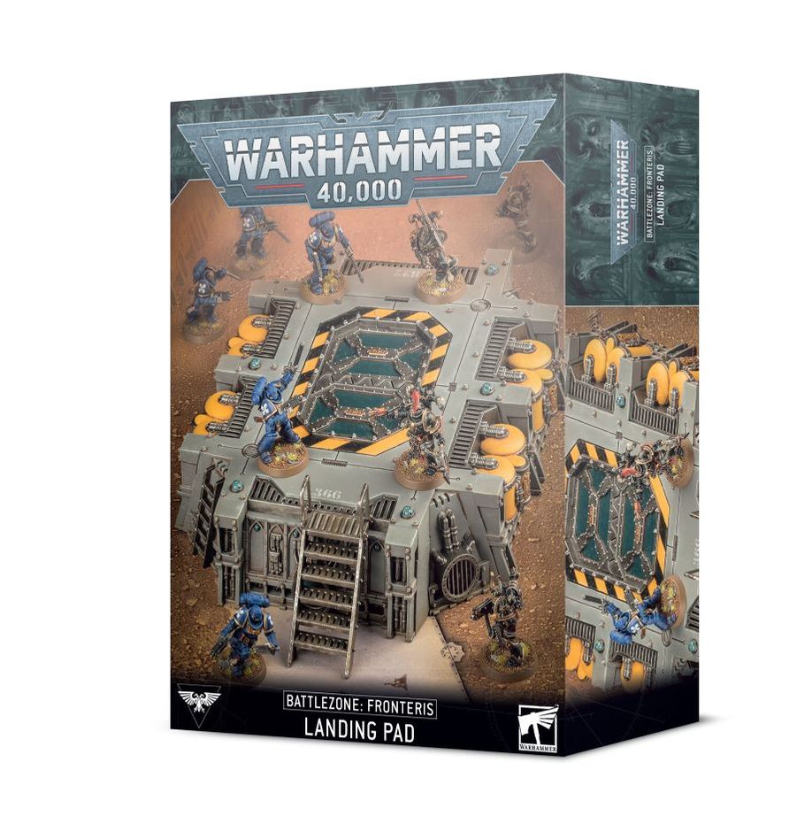 Warhammer 40K Battlezone Fronteris Landeplattform Gelände für Warhammer 40K