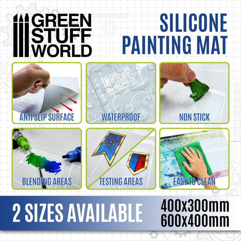 GreenstuffWorld Silikon-Malmatte 400x600mm