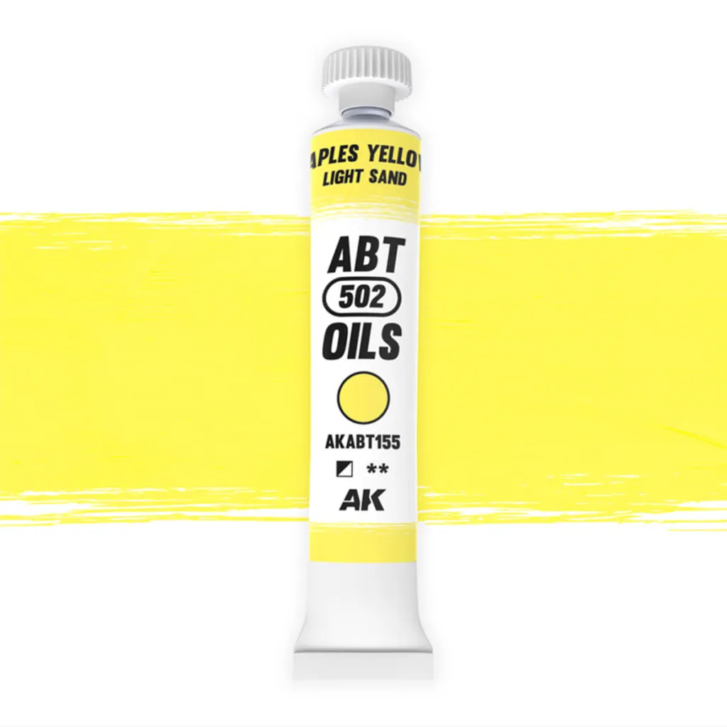 AK Interactive - ABT 502 Ölfarbe Naples Yellow Neapel Gelb AKABT155