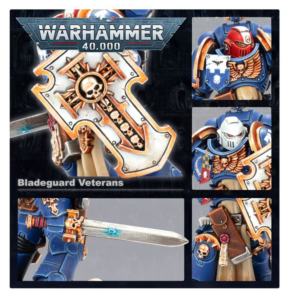 Warhammer 40K Klingengardeveteranen der Spacemarines
