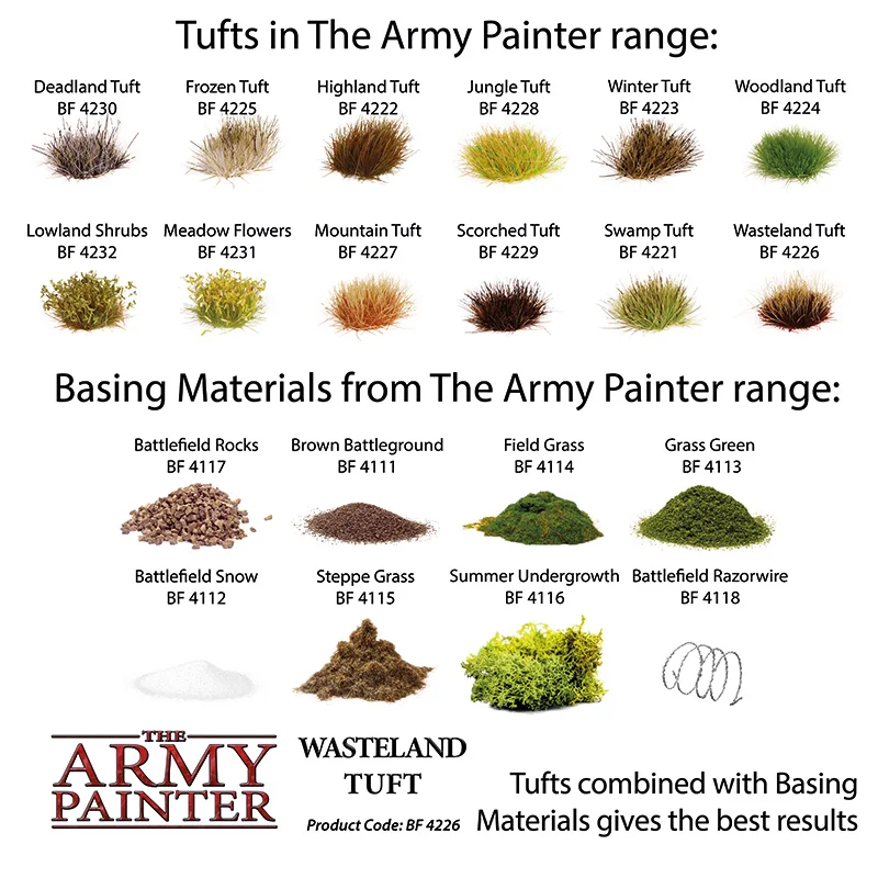 The Army Painter - Wasteland Tuft Tufts für Basing BF4226