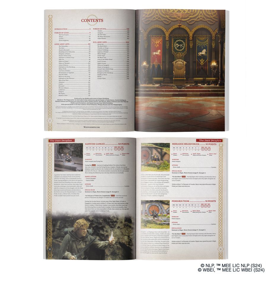 Middle-earth™  Armies Of The Lord Of The Rings - engl. Armeebuch für Herr der Ringe Tabletop