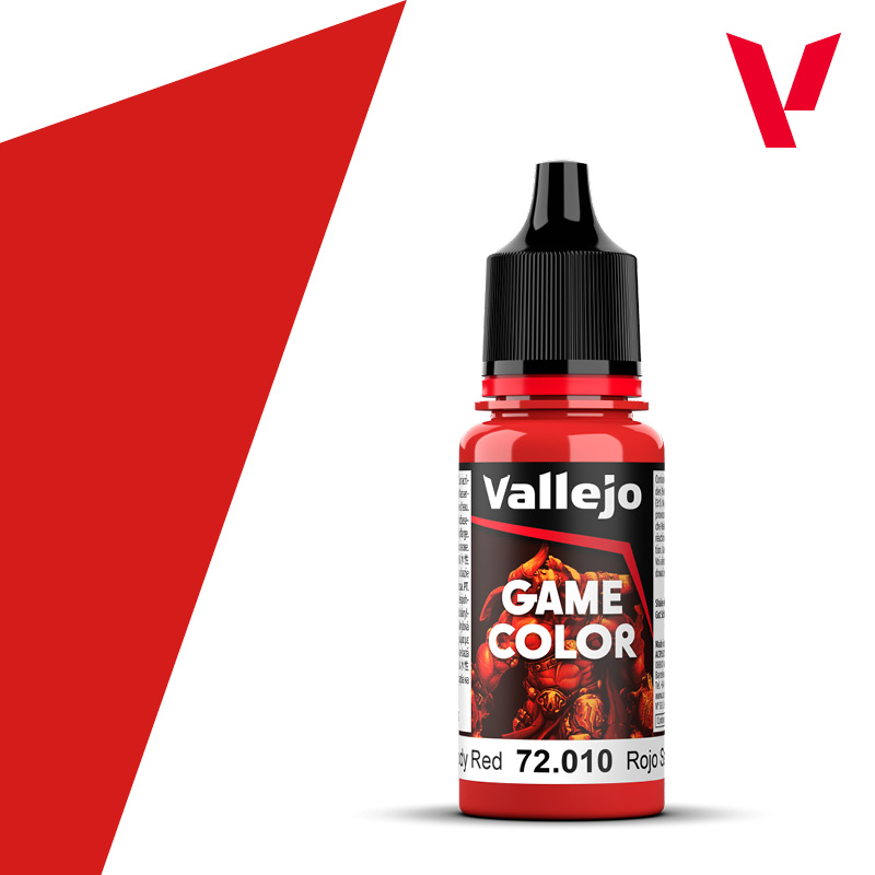 VALLEJO Game Color Bloody Red 72.010 18ml Dropper Bottle