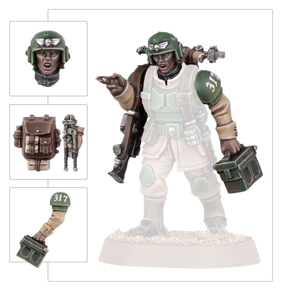 Warhammer 40K Upgrade-Kit der Cadianer