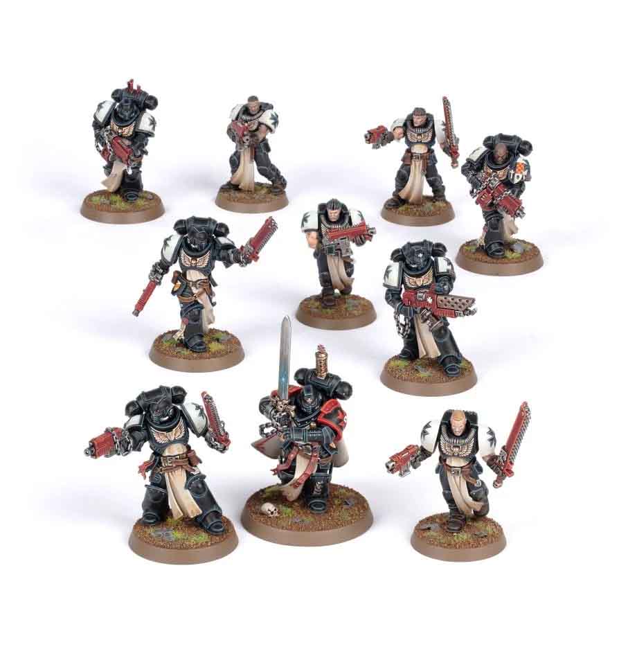 Warhammer 40K Primaris-Kreuzfahrertrupp der Black Templar Warhammer 40K Primaris-Kreuzfahrertrupp der Black Templar