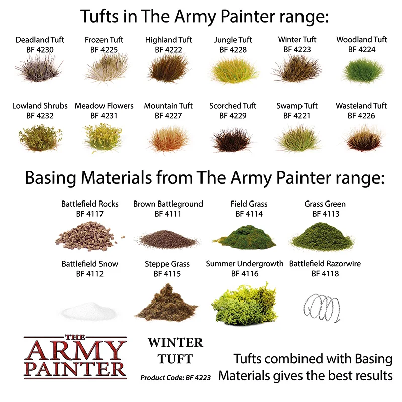 The Army Painter - Winter Tuft Tufts für Basing BF4223