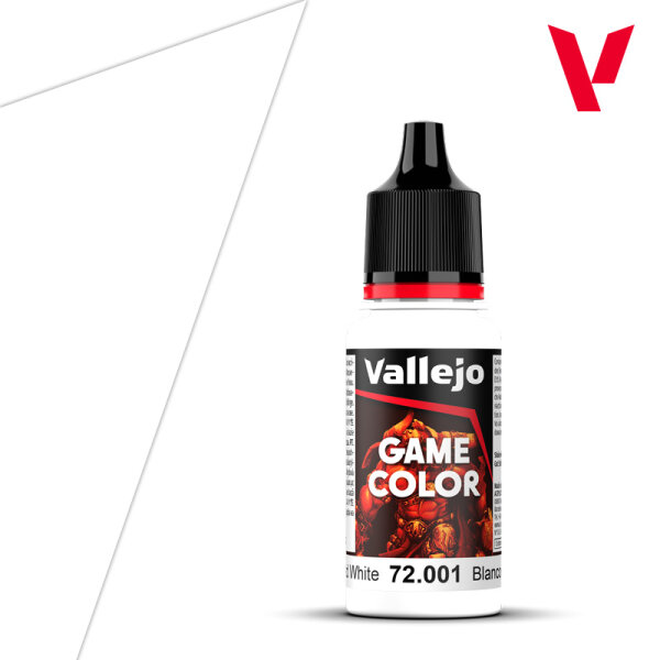 VALLEJO Game Color Dead White 72.001 18ml Dropper Bottle